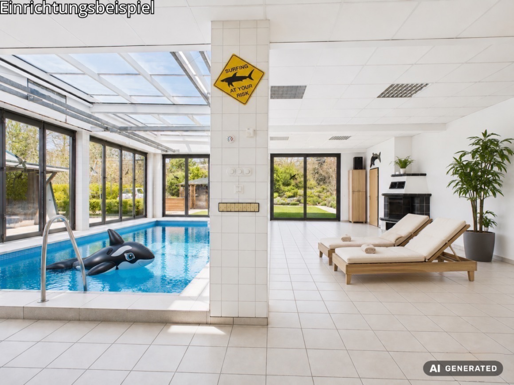 Schwimmbad - Visualisierung