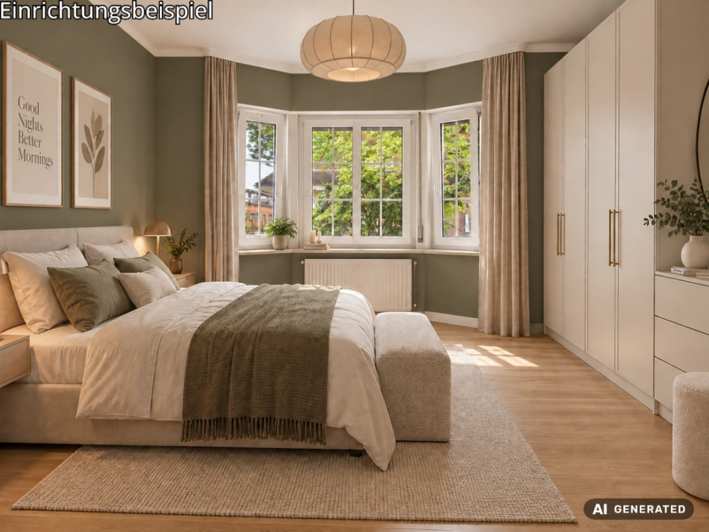 Schlafzimmer - visualisiert