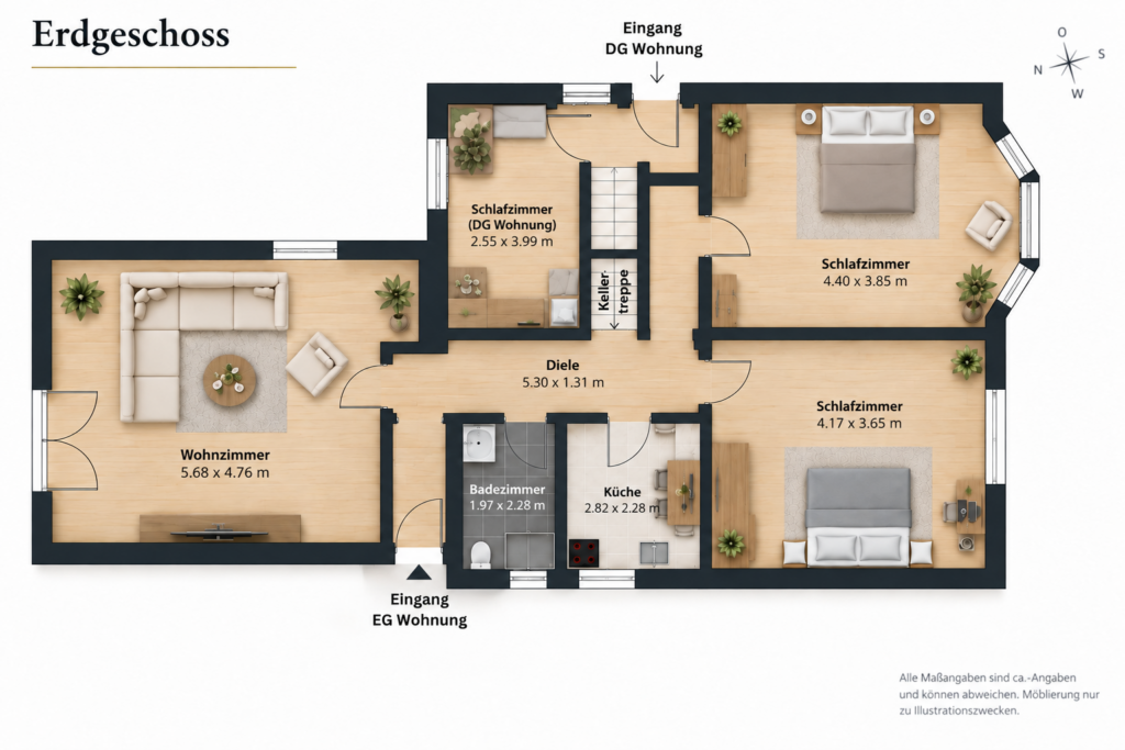 Grundriss Erdgeschoss